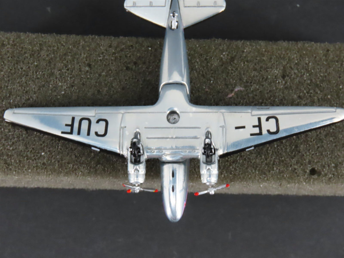 1:400 Scale AeroClassics Die-Cast CP &quot;Polished Livery&quot; Douglas DC-3 CF-CUF