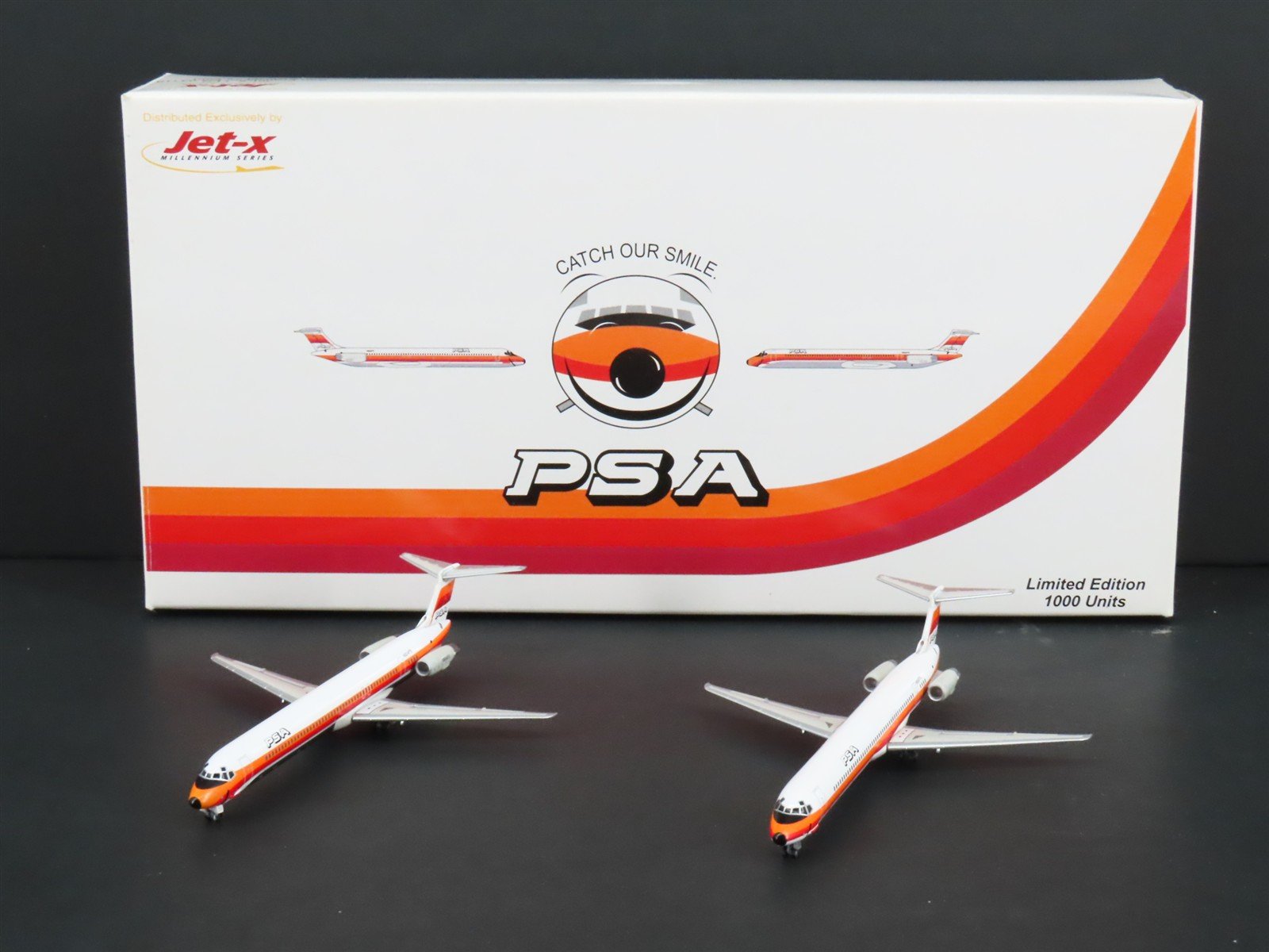 1:400 Dragon Wings JetX JX013 Die-Cast PSA MD-80/90 Airliner Set
