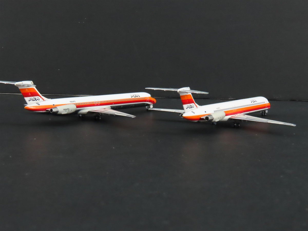 1:400 Dragon Wings JetX JX013 Die-Cast PSA MD-80/90 Airliner Set
