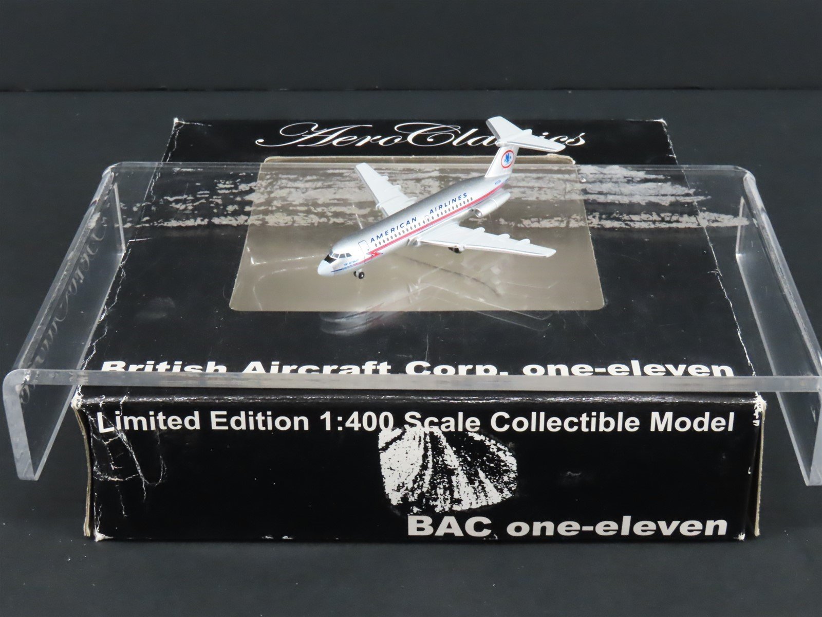 1:400 Scale AeroClassics Die-Cast American Airline BAC-111-400AK Airliner N5039
