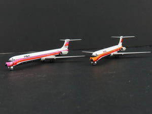 1:400 Dragon Wings JetX JXM111 Die-Cast PSA/US Air MD-80/90 Airliner Set