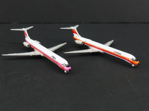 1:400 Dragon Wings JetX JXM111 Die-Cast PSA/US Air MD-80/90 Airliner Set