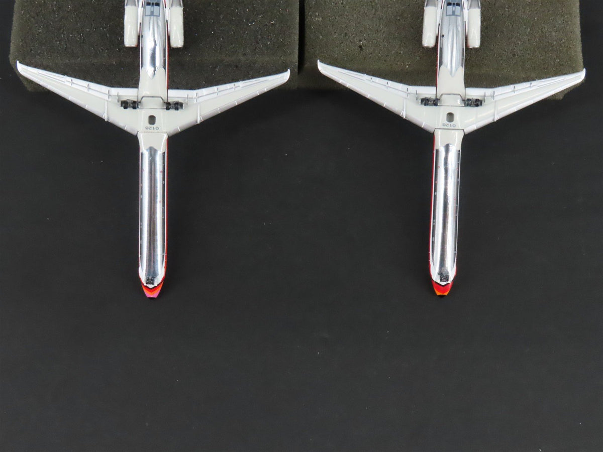 1:400 Dragon Wings JetX JXM111 Die-Cast PSA/US Air MD-80/90 Airliner Set