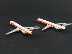 1:400 Dragon Wings JetX JX017 Die-Cast US Air MD-80/90 Airliner Set