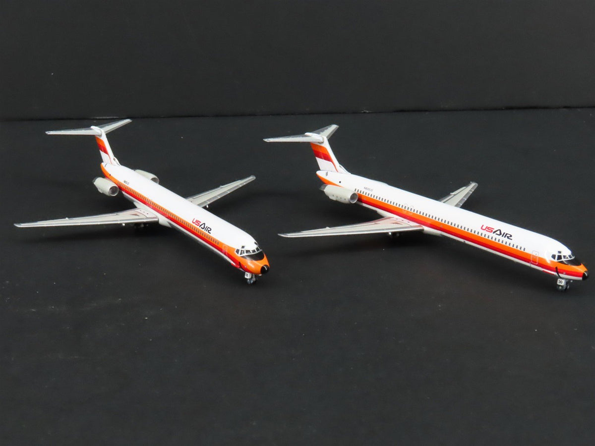 1:400 Dragon Wings JetX JX017 Die-Cast US Air MD-80/90 Airliner Set