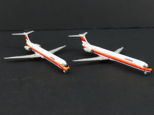 1:400 Dragon Wings JetX JX017 Die-Cast US Air MD-80/90 Airliner Set