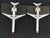 1:400 Dragon Wings JetX JX017 Die-Cast US Air MD-80/90 Airliner Set