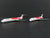 1:400 Dragon Wings JetX JX019 Die-Cast Hawaiian Air MD 80 Airliner Set