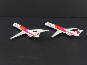 1:400 Dragon Wings JetX JX019 Die-Cast Hawaiian Air MD 80 Airliner Set