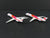 1:400 Dragon Wings JetX JX019 Die-Cast Hawaiian Air MD 80 Airliner Set