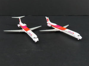 1:400 Dragon Wings JetX JX019 Die-Cast Hawaiian Air MD 80 Airliner Set