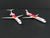 1:400 Dragon Wings JetX JX019 Die-Cast Hawaiian Air MD 80 Airliner Set