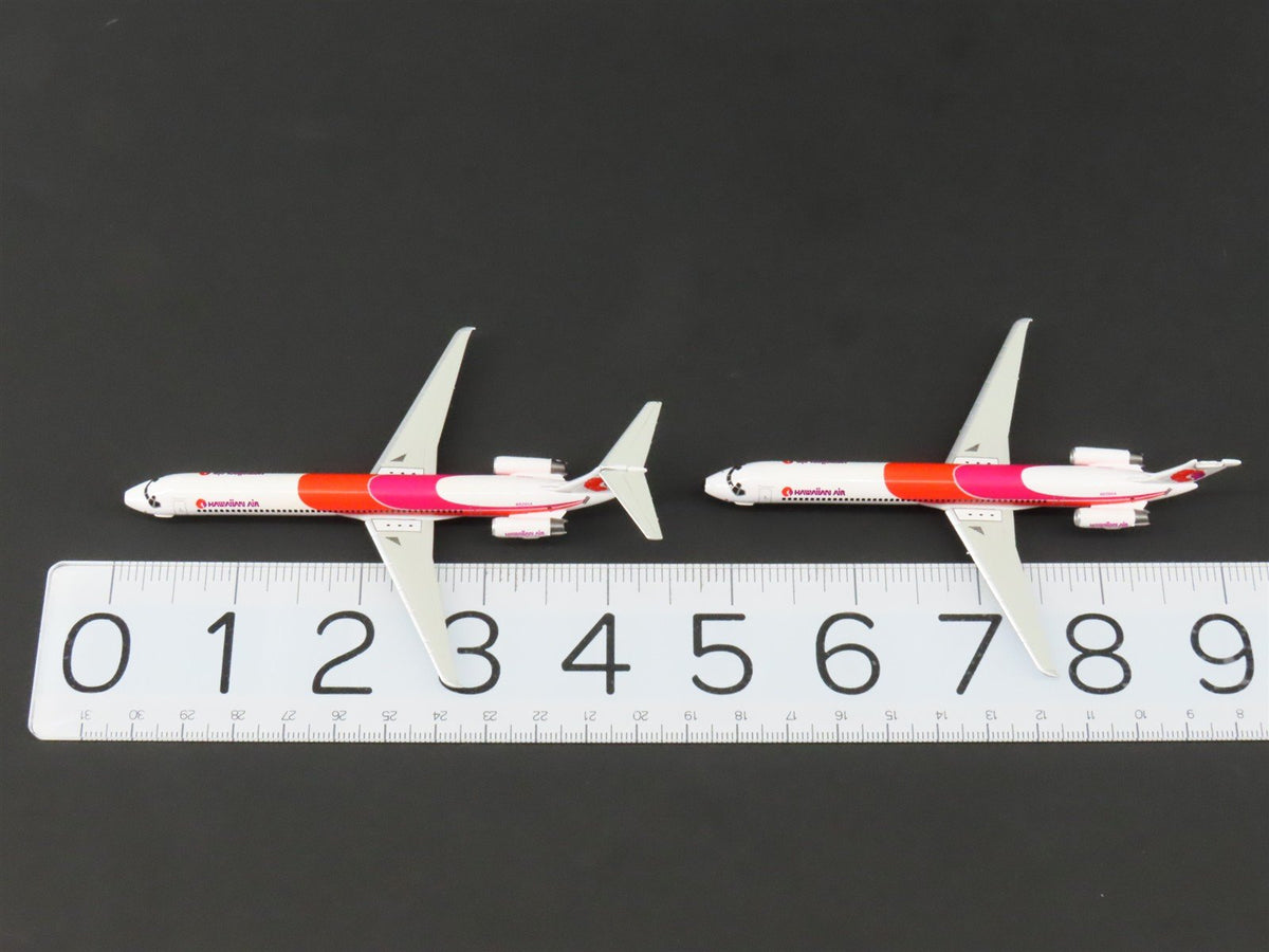 1:400 Dragon Wings JetX JX019 Die-Cast Hawaiian Air MD 80 Airliner Set