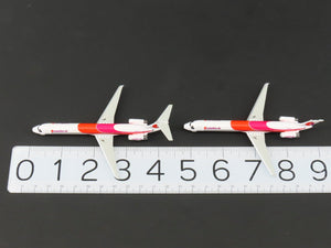 1:400 Dragon Wings JetX JX019 Die-Cast Hawaiian Air MD 80 Airliner Set