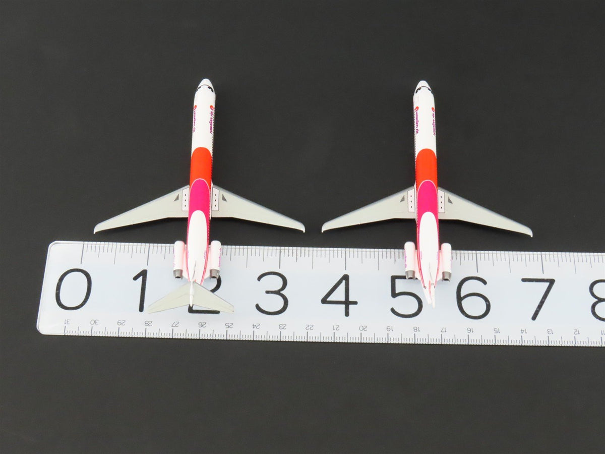 1:400 Dragon Wings JetX JX019 Die-Cast Hawaiian Air MD 80 Airliner Set