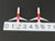 1:400 Dragon Wings JetX JX019 Die-Cast Hawaiian Air MD 80 Airliner Set