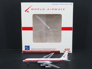 1:400 Aviation 400 AV4707002 World Airways Boeing 707-300 Airliner N375WA