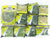 LOT of 11 Multi-Scale Woodland Scenics Assorted Foliage & Turf Packs - Sealed