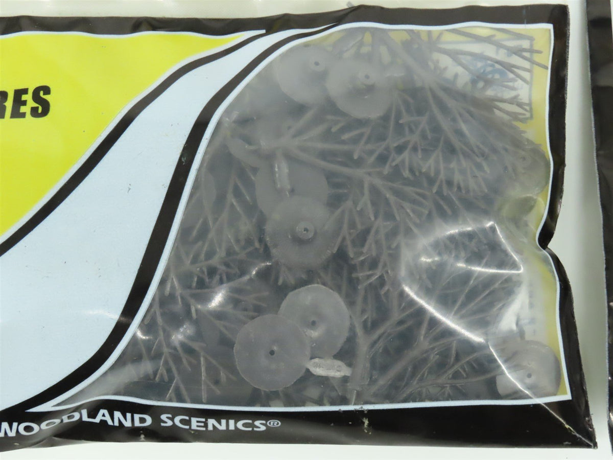 LOT of 6 Multi-Scale Woodland Scenics Tree Armature Packs - Sealed