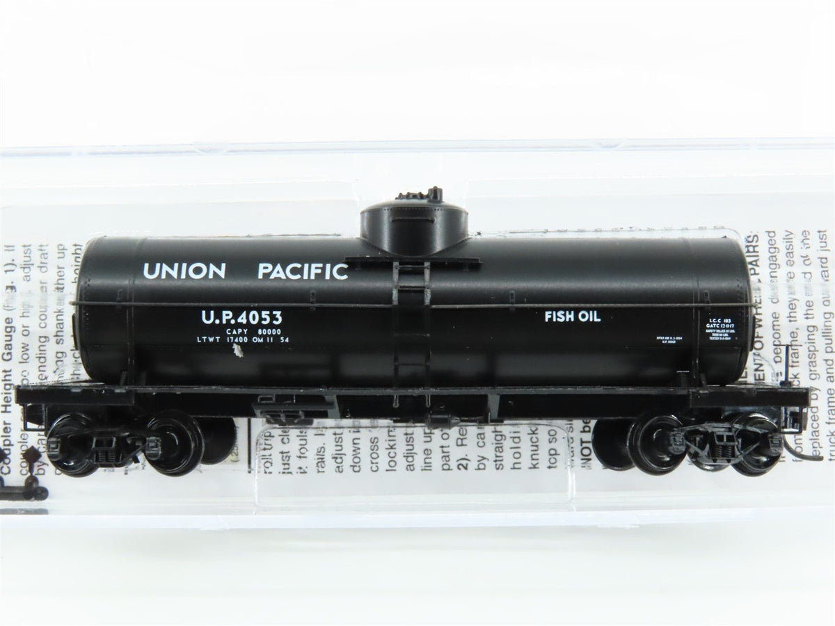N Micro-Trains MTL 06500096 UP Union Pacific 39&#39; Single Dome Tank Car #4053