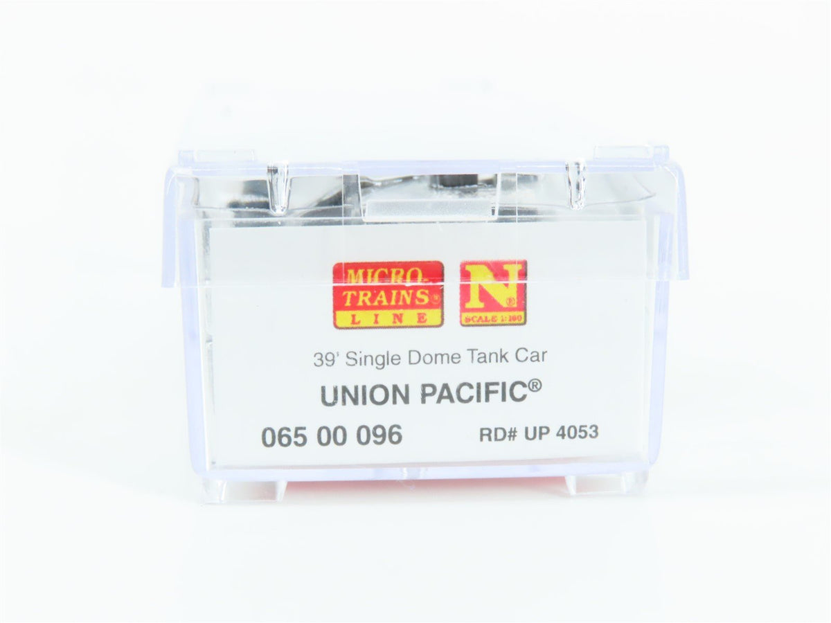 N Micro-Trains MTL 06500096 UP Union Pacific 39&#39; Single Dome Tank Car #4053