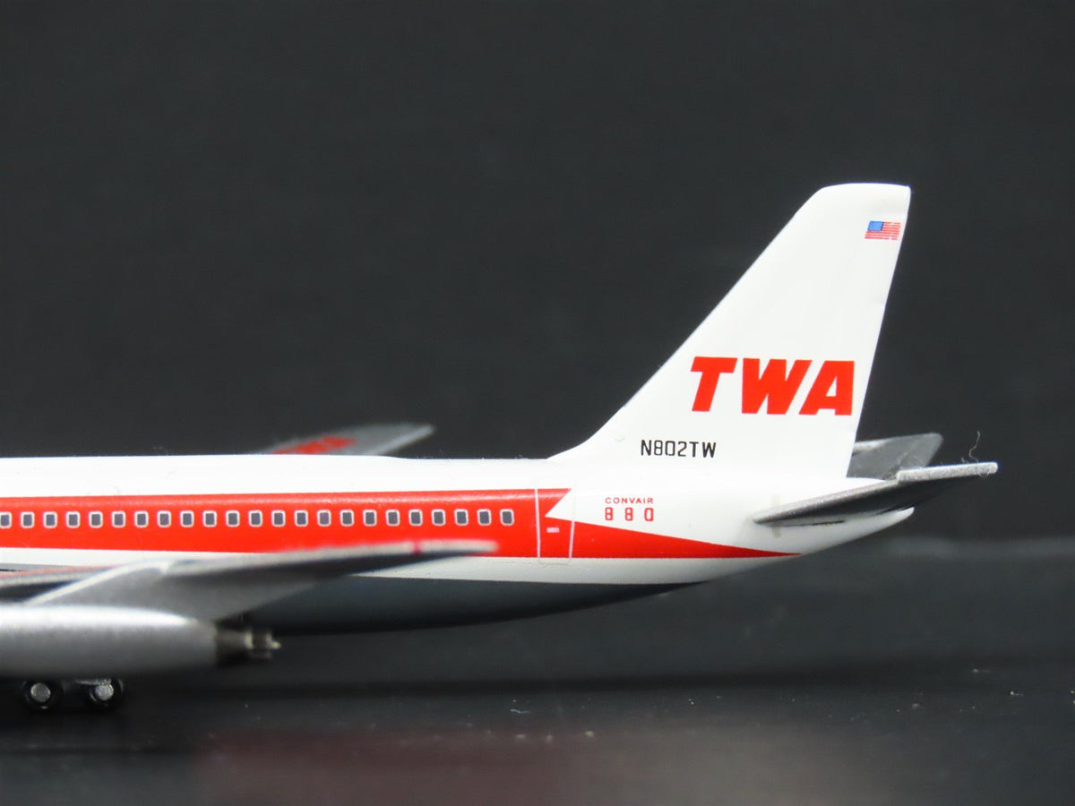 1:400 GeminiJets GJTWA535 Die-Cast TWA Trans World CV-880 Airliner N802TW