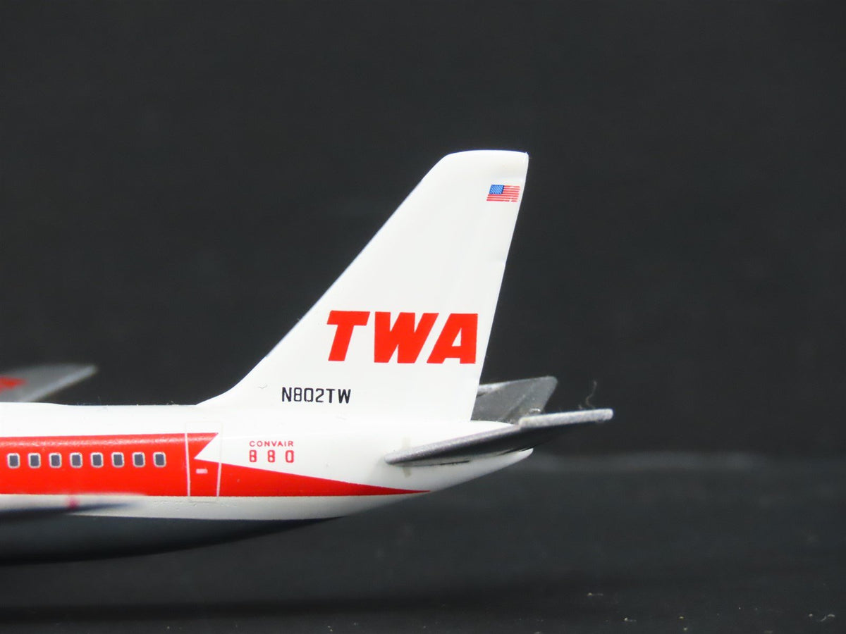 1:400 GeminiJets GJTWA535 Die-Cast TWA Trans World CV-880 Airliner N802TW