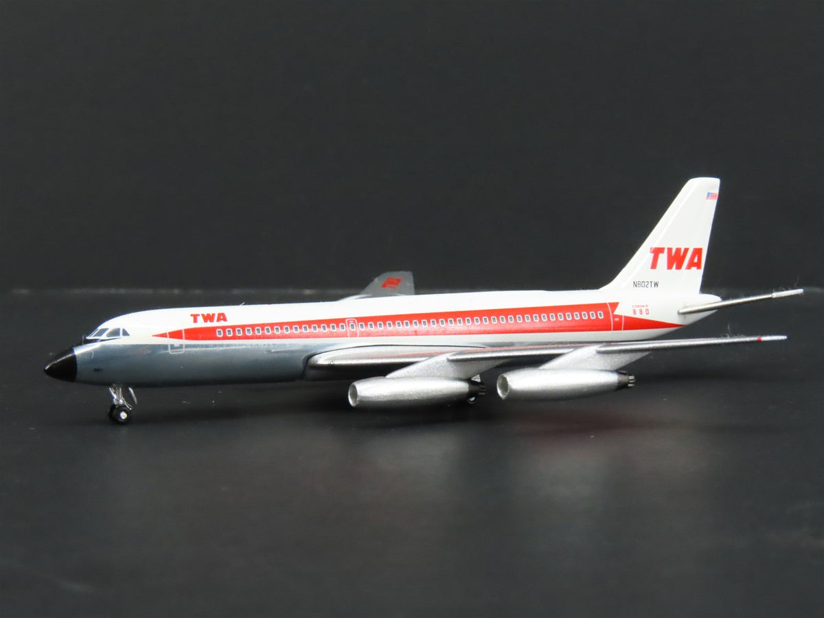 1:400 GeminiJets GJTWA535 Die-Cast TWA Trans World CV-880 Airliner N802TW