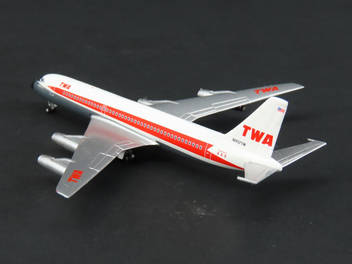 1:400 GeminiJets GJTWA535 Die-Cast TWA Trans World CV-880 Airliner N802TW