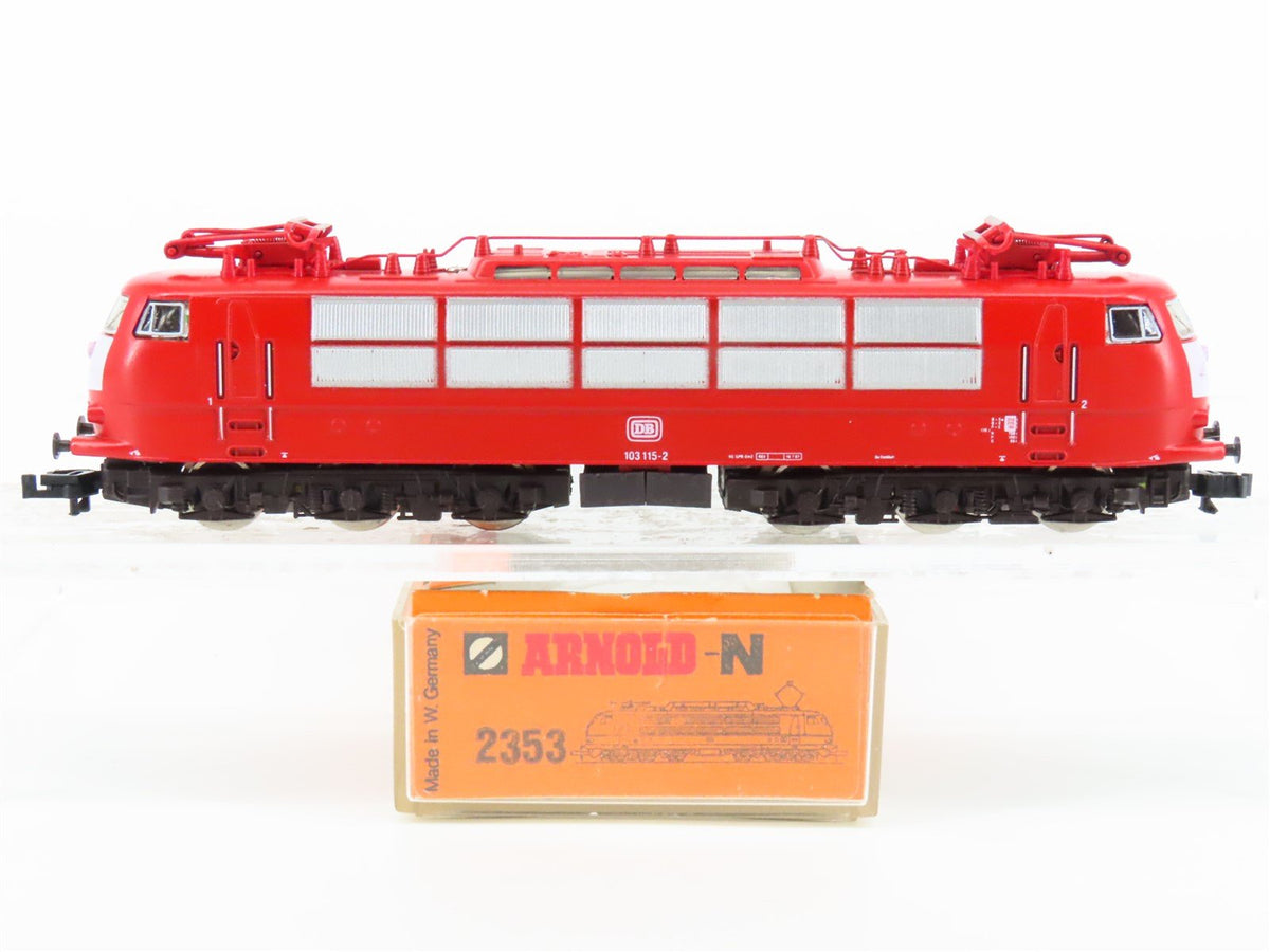 N Scale Arnold 2353 SBB DB Deutsche Bahn BR 103 Electric Loco #115-2