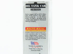 N Micro-Trains MTL 06500760 SHPX Sherwood Refining 39' Single Dome Tank Car 4129