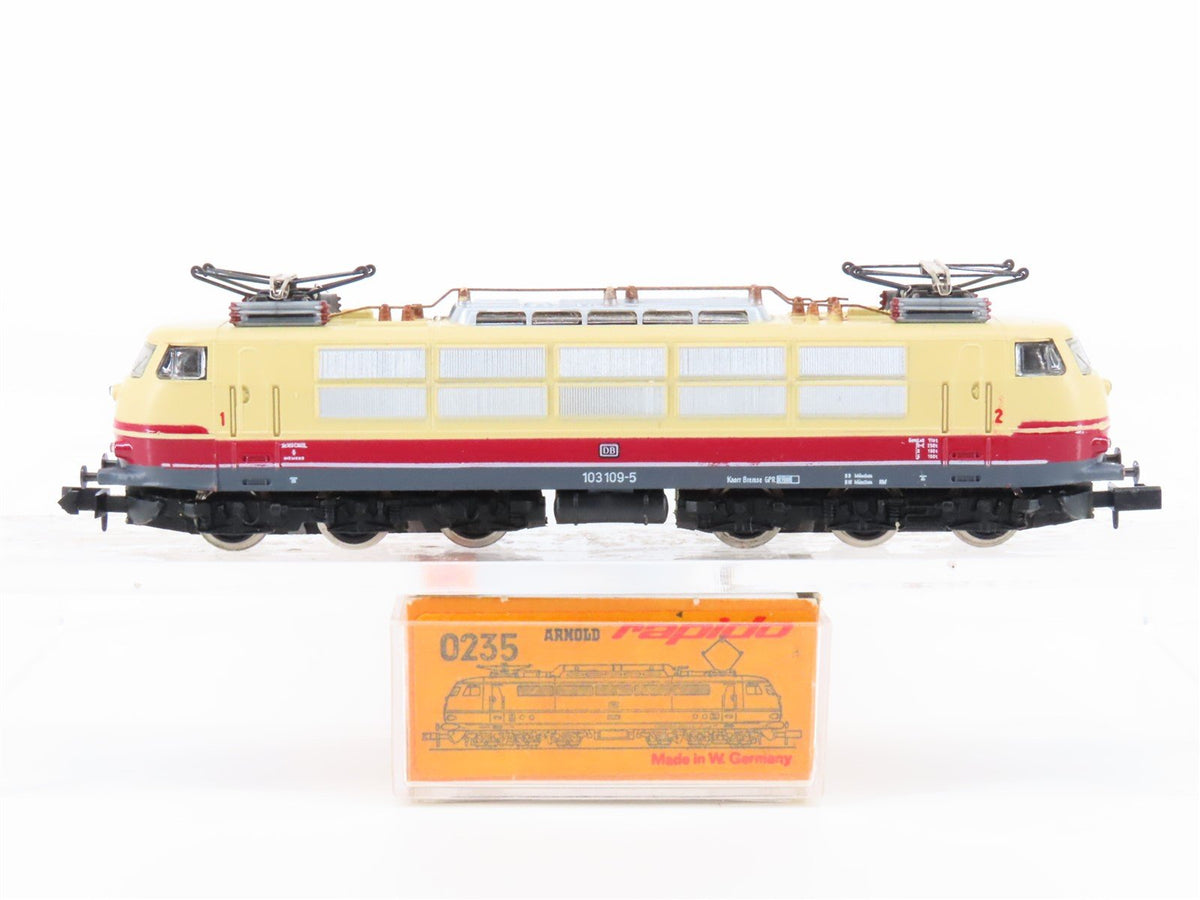 N Scale Arnold 0235 SBB DB Deutsche Bahn BR 103 Electric Loco #109-5