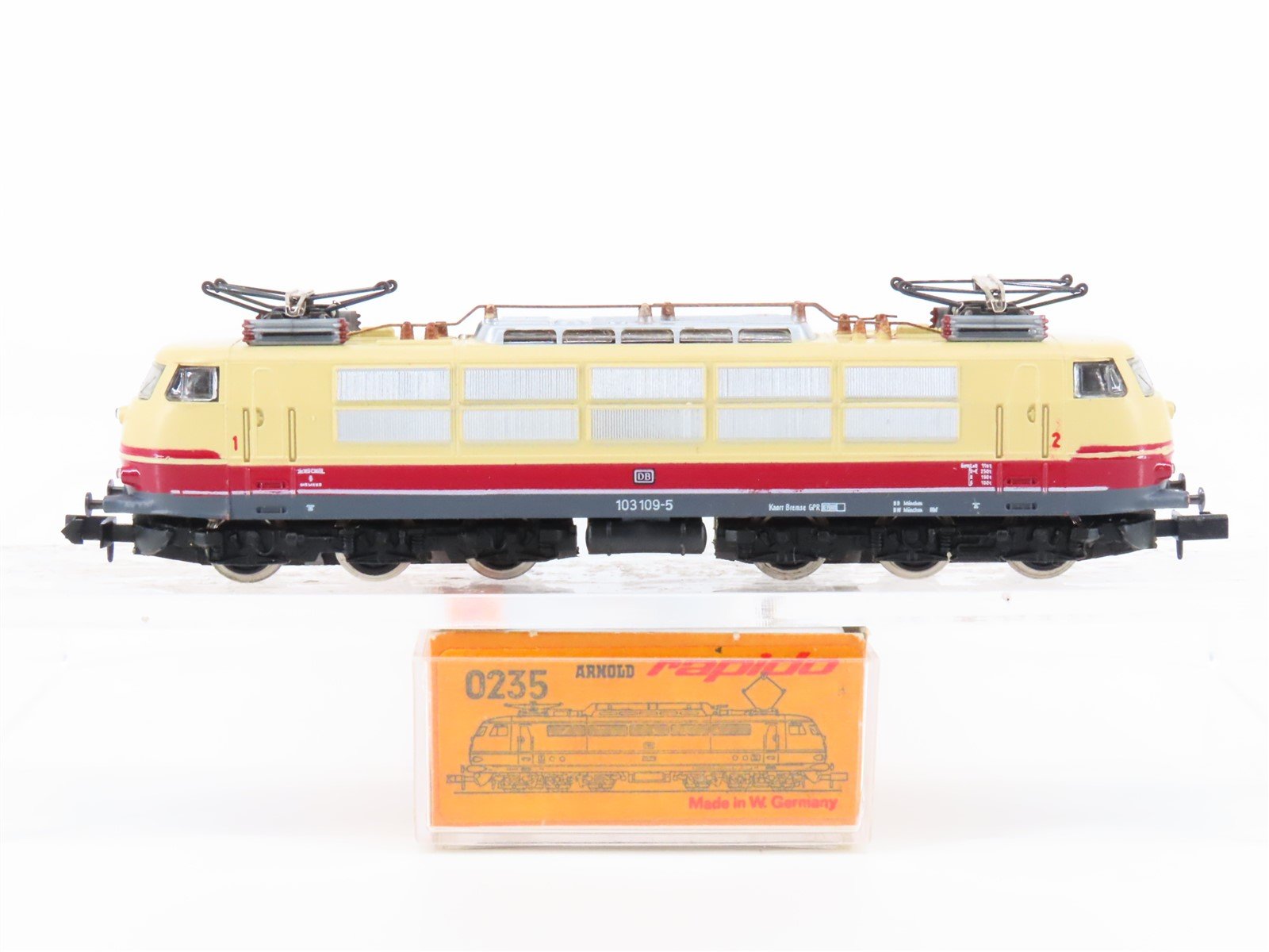 N Scale Arnold 0235 SBB DB Deutsche Bahn BR 103 Electric Loco #109-5