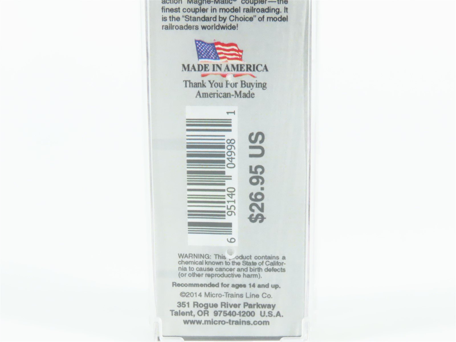 N Micro-Trains MTL 06500810 WEPX White Eagle Oil 39' Single Dome Tank Car #566