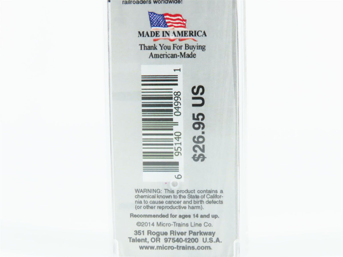 N Micro-Trains MTL 06500810 WEPX White Eagle Oil 39&#39; Single Dome Tank Car #566