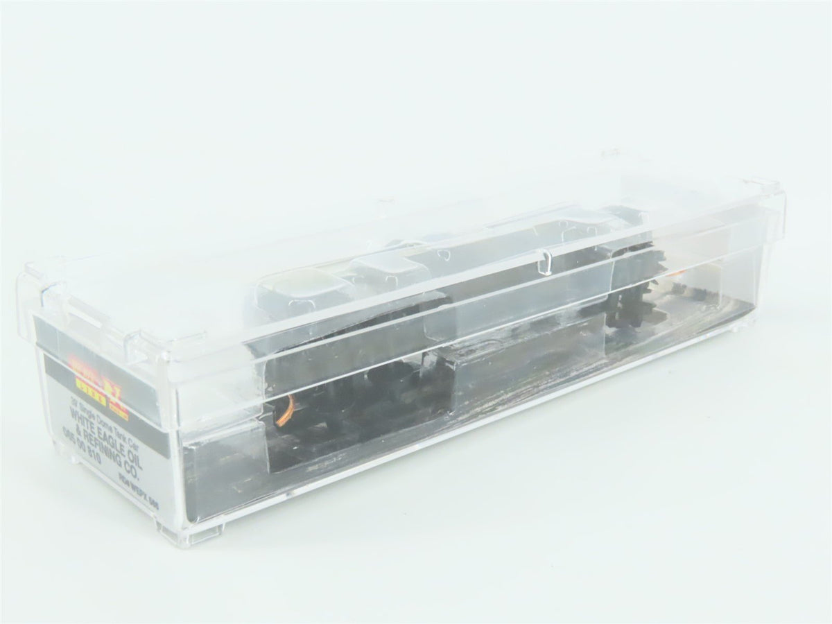 N Micro-Trains MTL 06500810 WEPX White Eagle Oil 39&#39; Single Dome Tank Car #566
