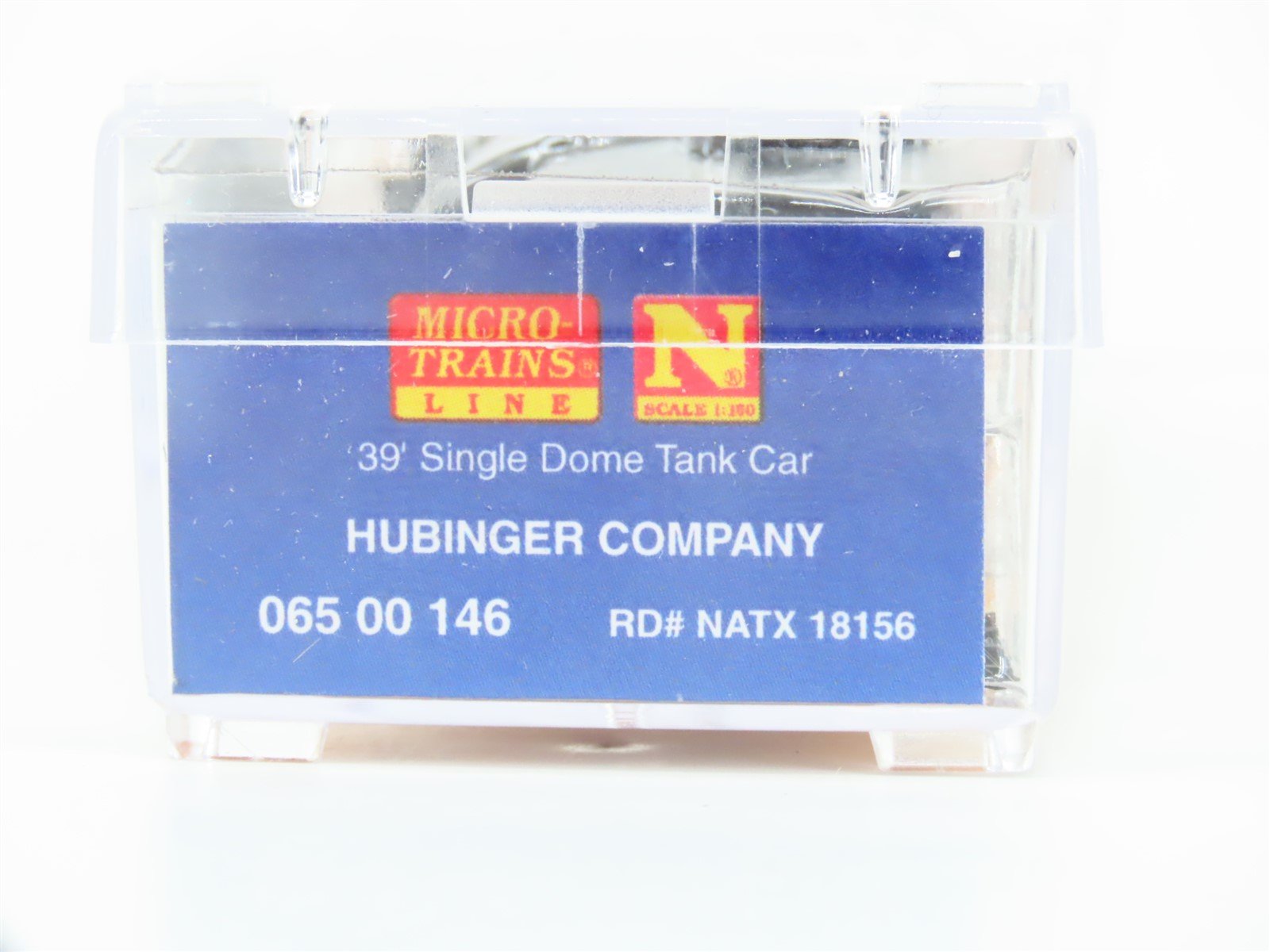 N Micro-Trains MTL 06500146 NATX Hubinger Co 39' Single Dome Tank Car #18156