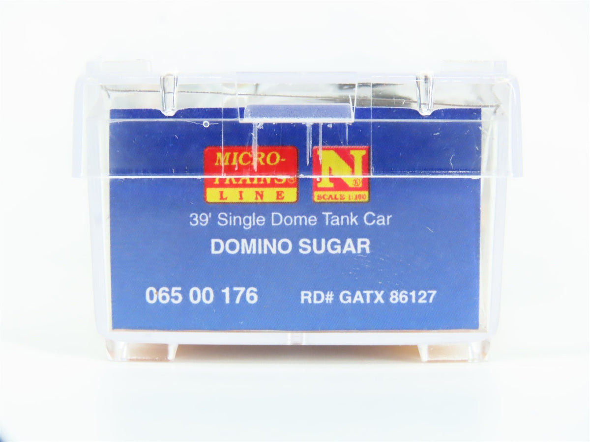 N Micro-Trains MTL 06500176 GATX Domino Sugar 39&#39; Single Dome Tank Car #86127