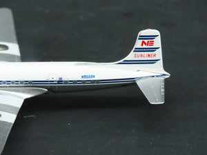 1:400 Aero Classics Die-Cast Northeast Sunliner McDonnell Douglas DC-6B Aircraft