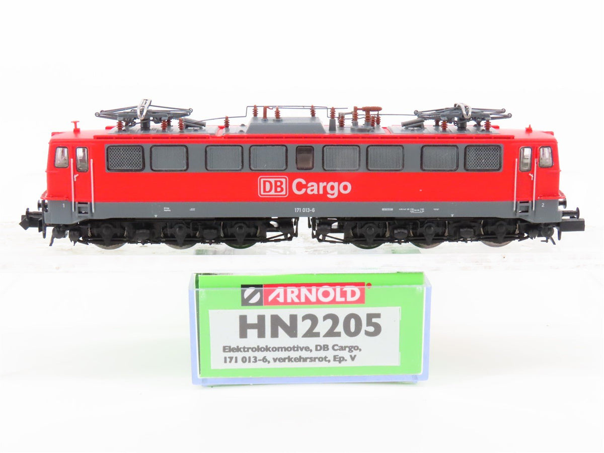 N Scale Arnold HN2205 DB Deutsche Bahn Cargo Class 171 Electric Loco #013-6