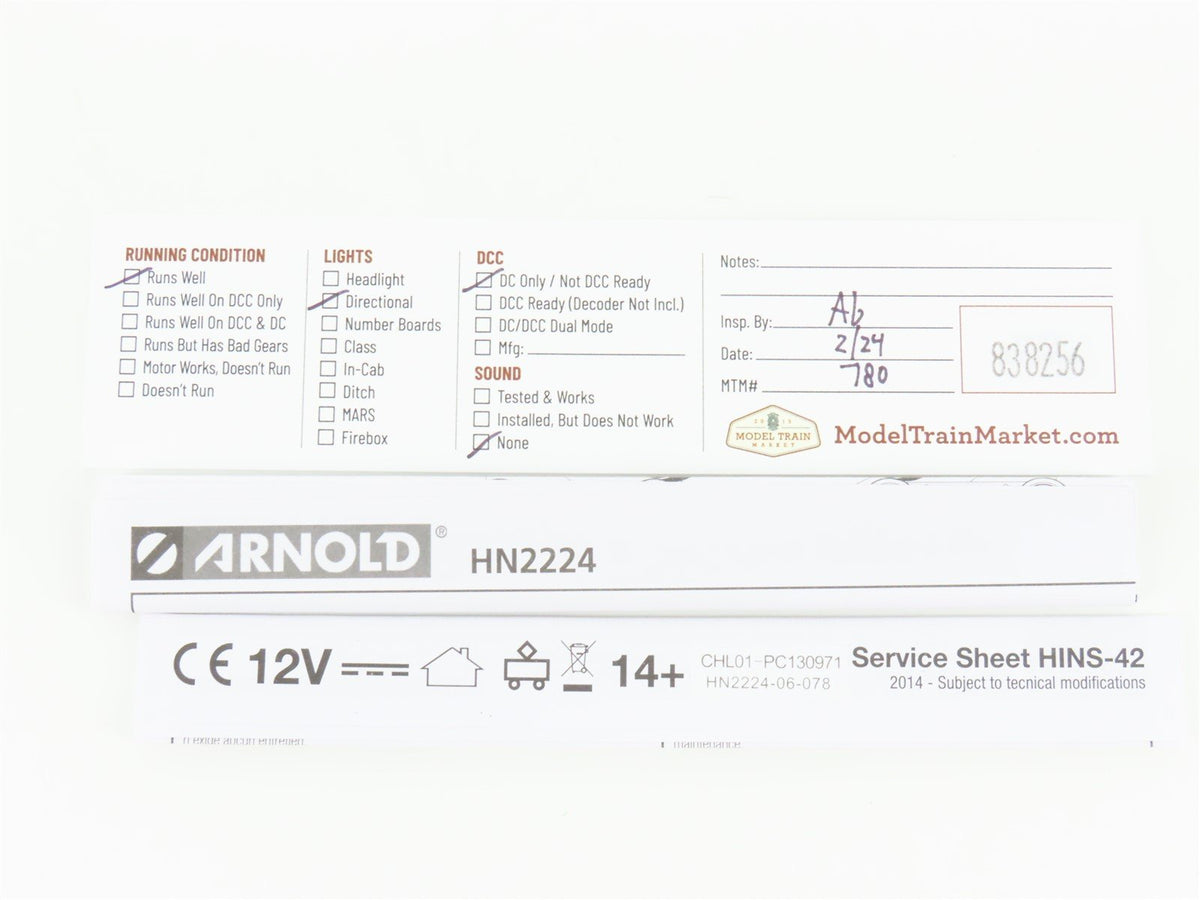 N Scale Arnold HN2224 OBB Austrian Federal Class 1046 Electric Loco #004-6