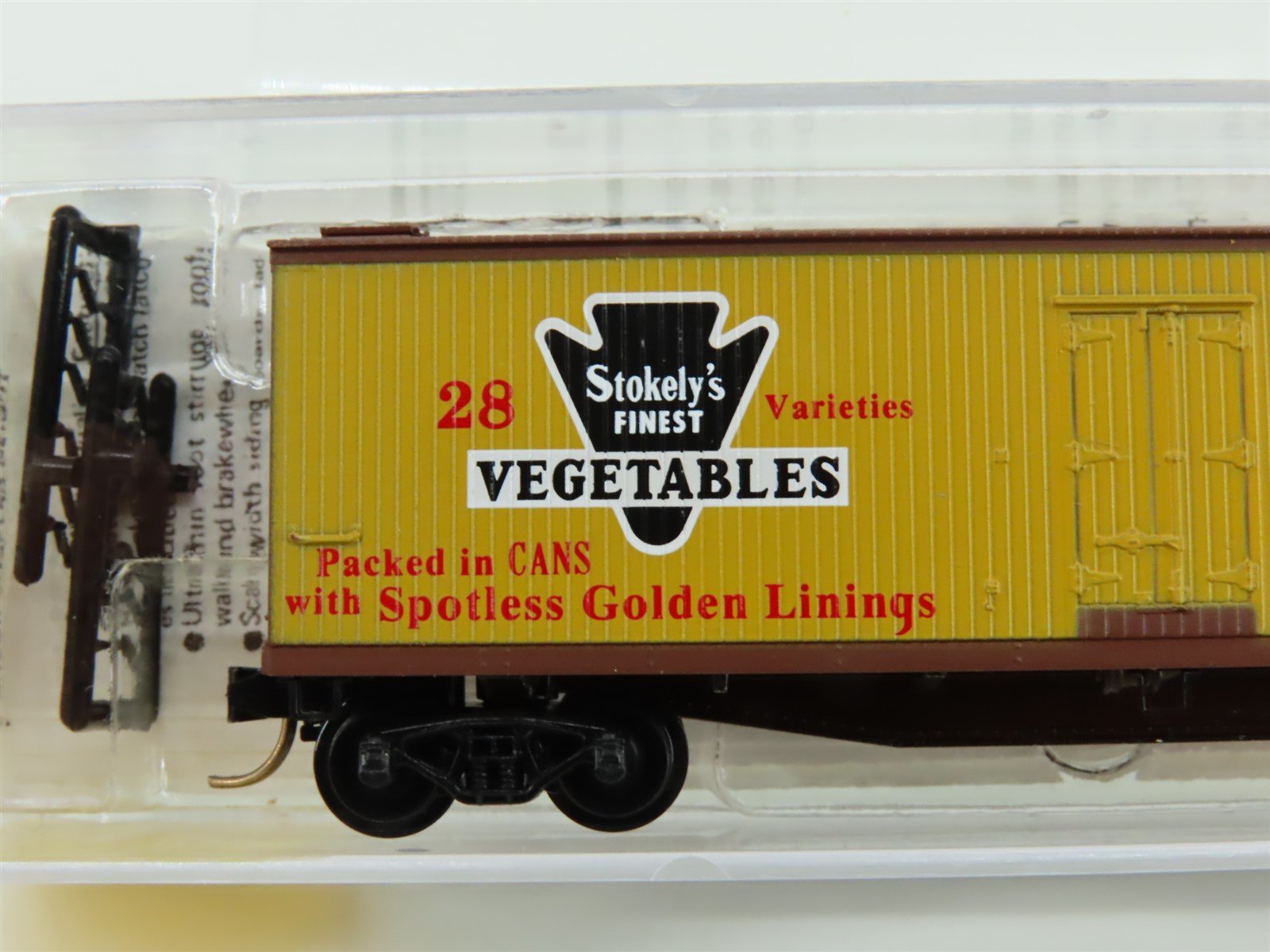 N Scale Micro-Trains MTL 49340 SBIX Stokely Vegetables 40' Wood Reefer #12933