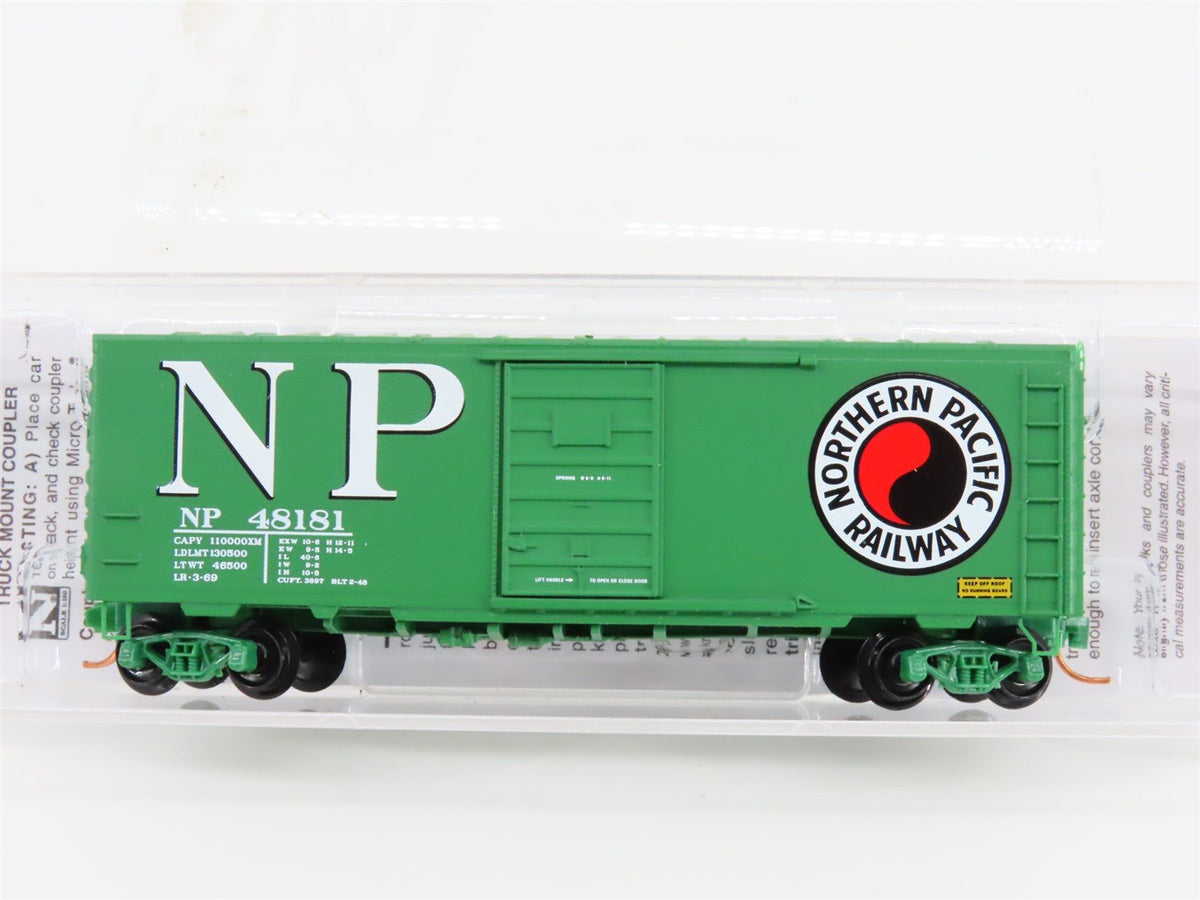 N Scale Micro-Trains MTL 07300112 NP Northern Pacific Railway 40&#39; Box Car #48181