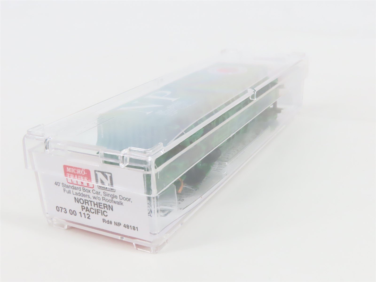N Scale Micro-Trains MTL 07300112 NP Northern Pacific Railway 40' Box Car #48181