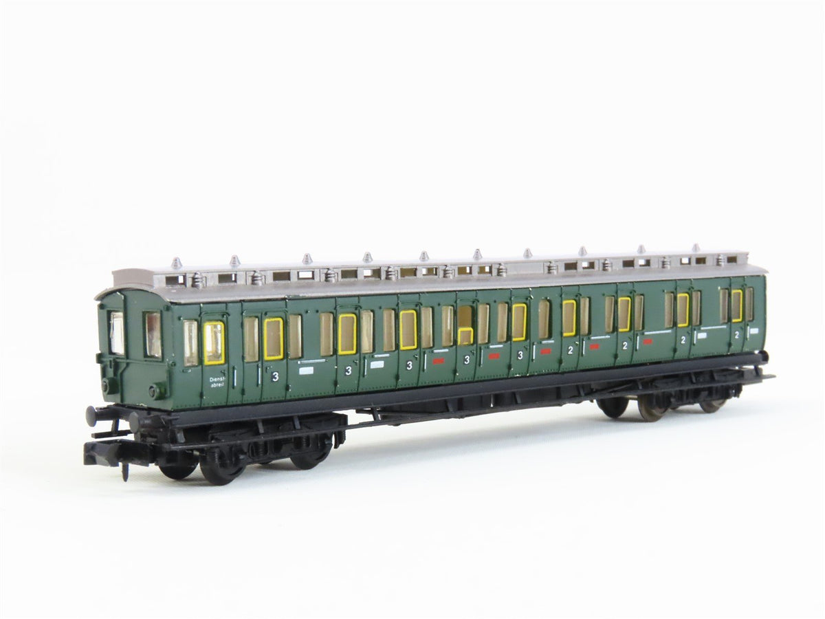 N Arnold 2931 Unlettered European 2nd/3rd Class Compartment Coach Passenger Car