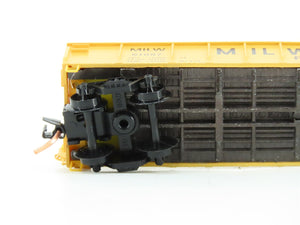 N Micro-Trains MTL 48110.1 MILW Milwaukee Road 50' Gondola w/ Rock Load #81087