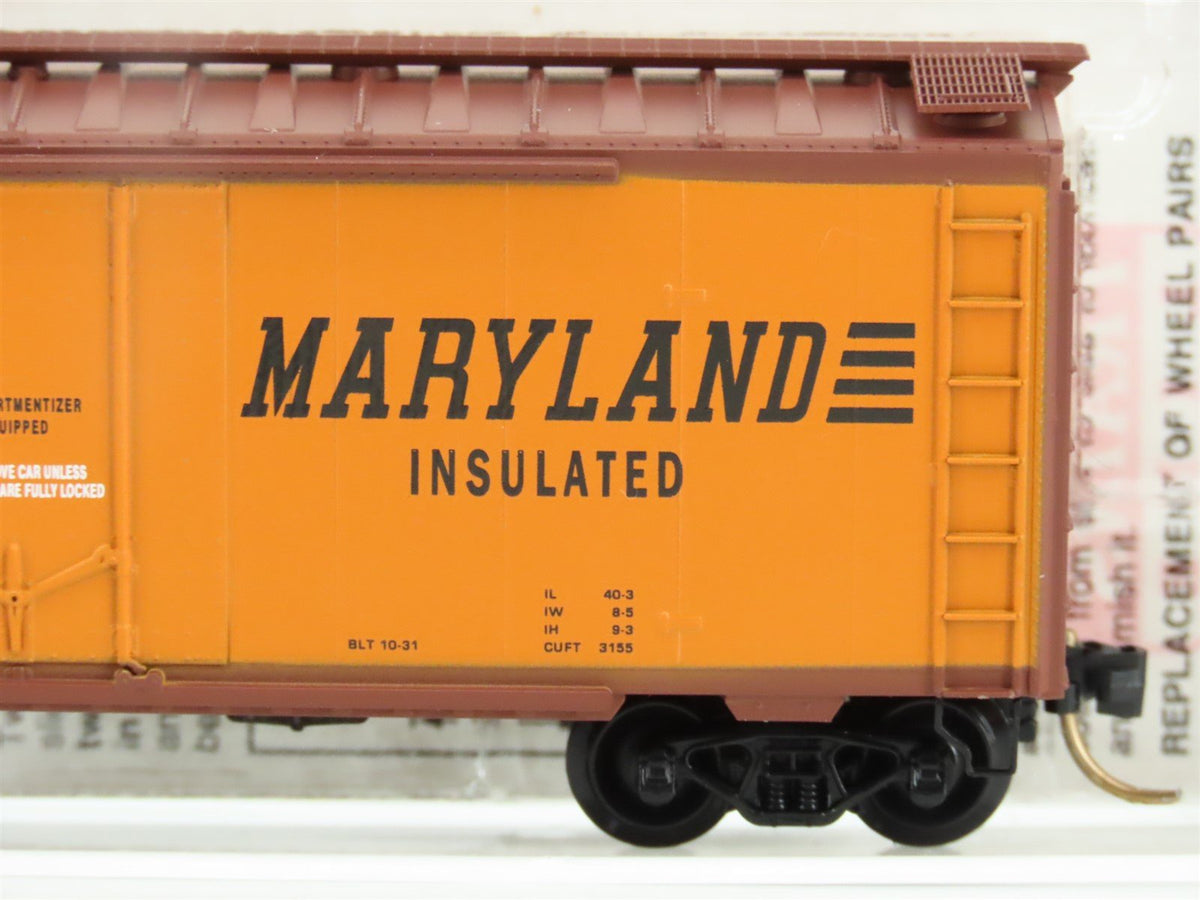 N Scale Micro-Trains MTL 21240 WMRX Western Maryland 40&#39; Plug Door Box Car #14
