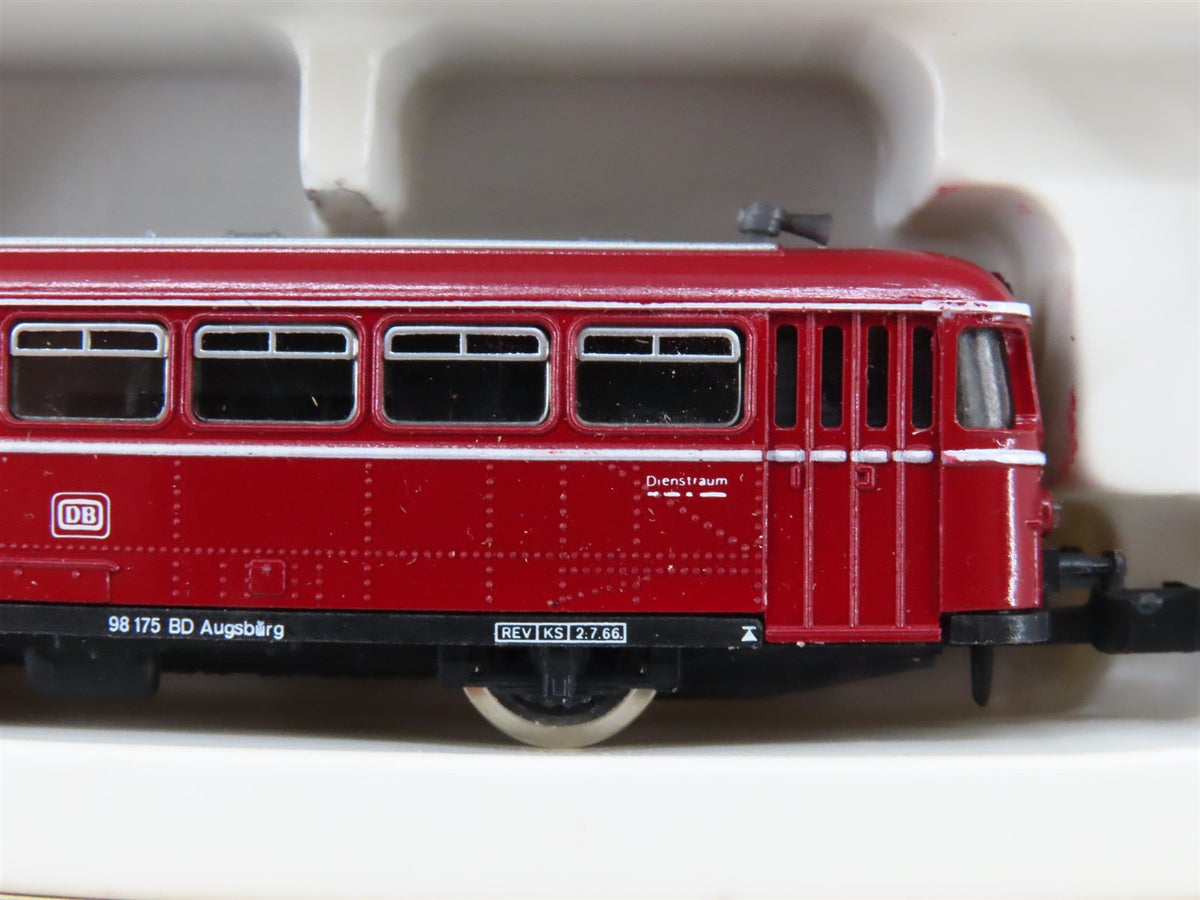 N Scale Arnold 2912 DB Railway 2nd Class Diesel Rail Bus #98-175 UNPOWERED