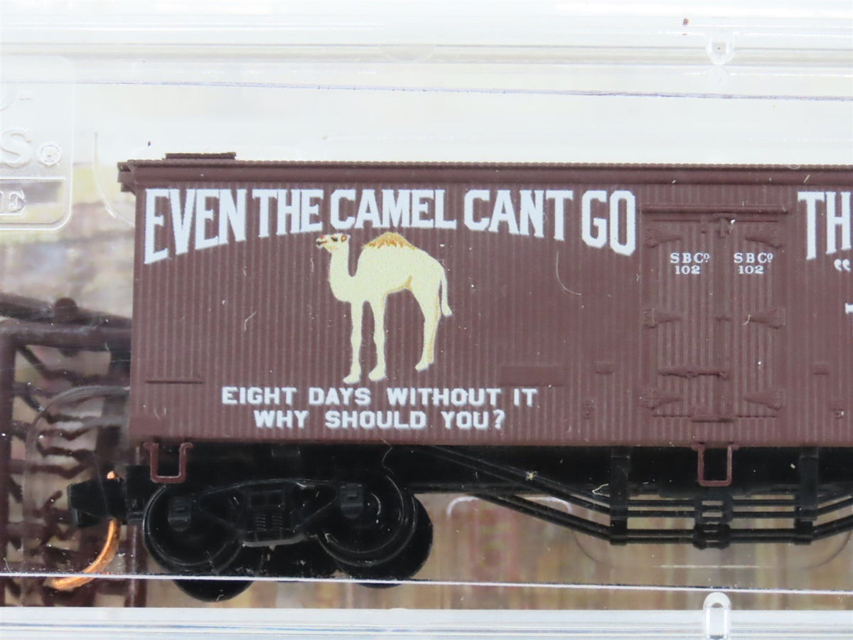 N Scale Micro-Trains MTL 05800180 SBCO Sudbury Brewing Co. 36&#39; Wood Reefer #102