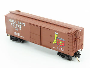 N Scale Micro-Trains MTL 42100 HBCX Hills Bros. Coffee 40' Wood Box Car #166